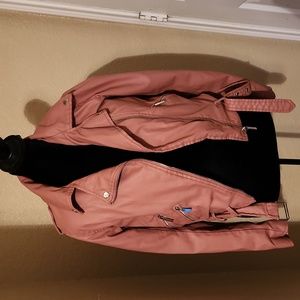Faux leather jacket